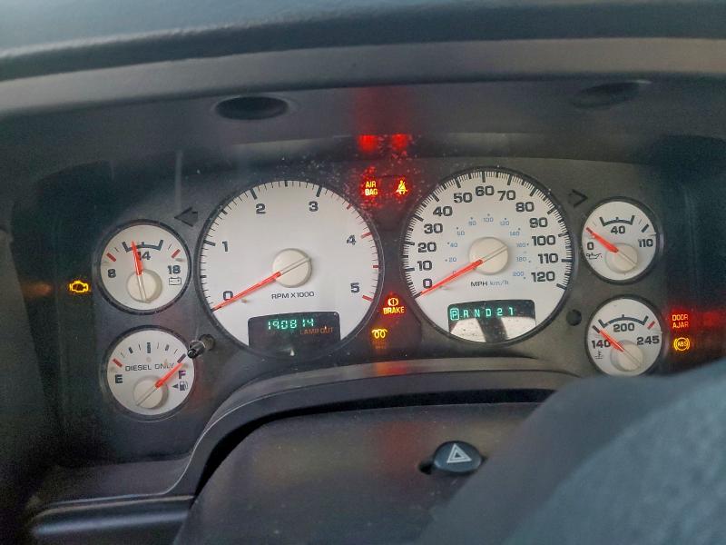 Photo 9 from auction – 2004 DODGE RAM 2500 S with VIN 3D7KU28C94G254434