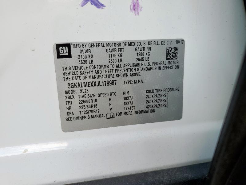 Photo 14 from auction – 2018 GMC TERRAIN SL with VIN 3GKALMEXXJL179987