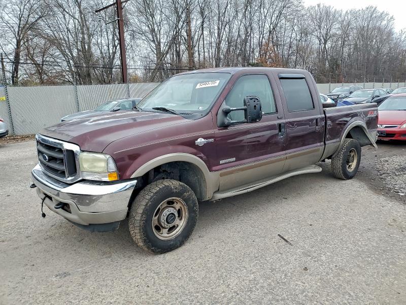 FORD F250 SUPER 2004 with VIN 1FTNW21P34EA06492 - Photo from auction