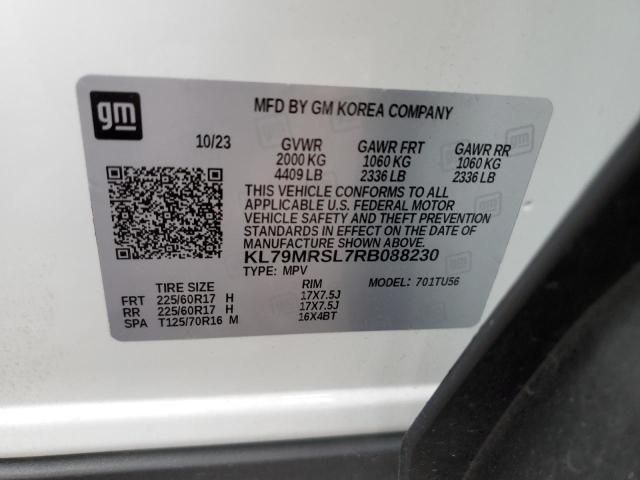 Photo 14 from auction – 2024 CHEVROLET TRAILBLAZE with VIN KL79MRSL7RB088230