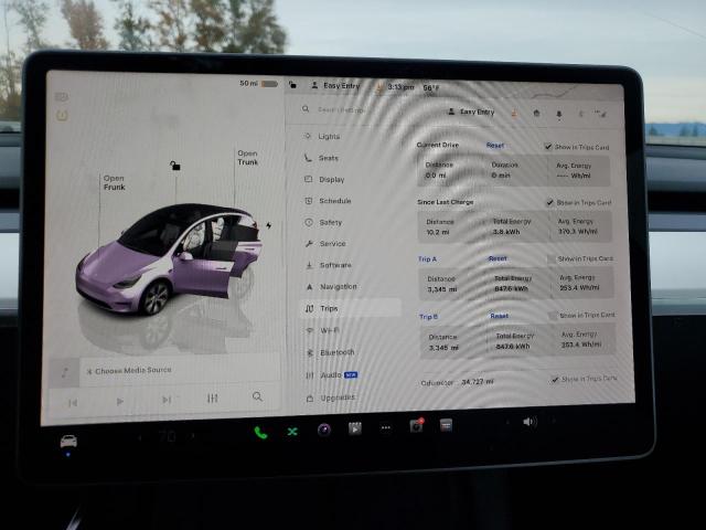 Photo 9 from auction – 2022 TESLA MODEL Y with VIN 7SAYGAEE9NF487333