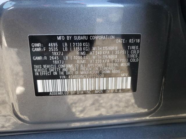 Фото 14 с аукциона – 2018 SUBARU OUTBACK 2. с VIN 4S4BSANC9J3323230