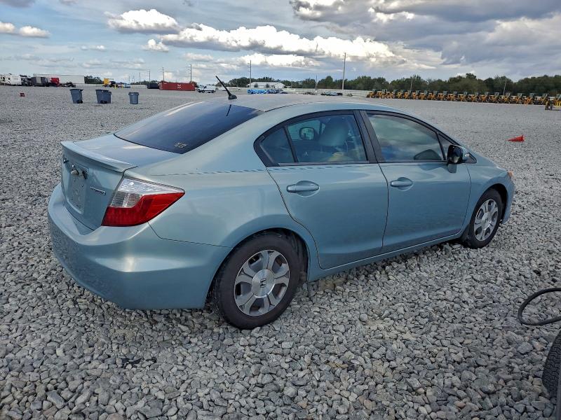 Photo 3 from auction – 2012 HONDA CIVIC HYBR with VIN JHMFB4F31CS007737