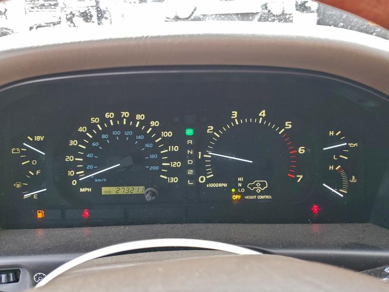 Photo 9 from auction – 2002 LEXUS LX 470 with VIN JTJHT00W623514335