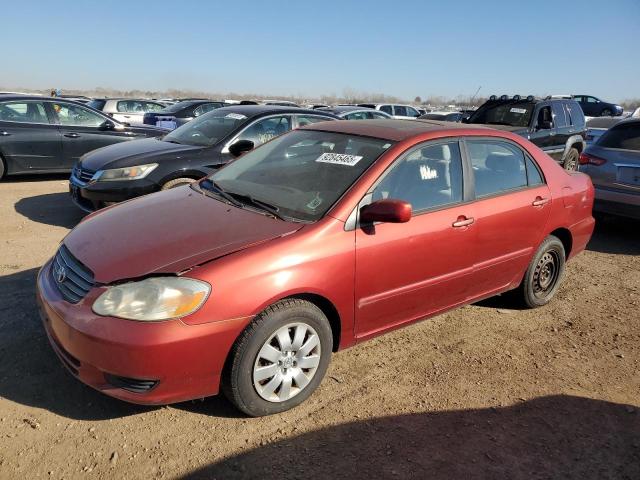 TOYOTA COROLLA CE 2003 with VIN 2T1BR32E43C103862 - Photo from auction