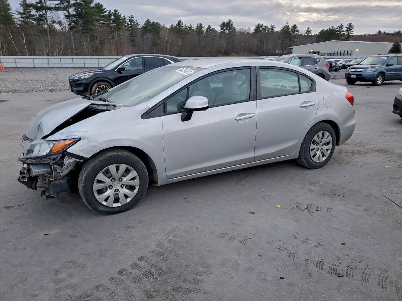 HONDA CIVIC LX 2012 with VIN 2HGFB2F54CH570975 - Photo from auction