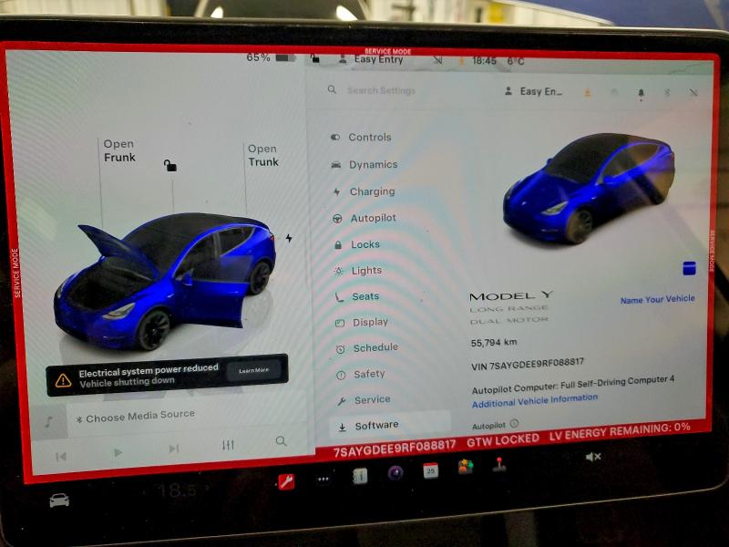 Photo 9 from auction – 2024 TESLA MODEL Y with VIN 7SAYGDEE9RF088817