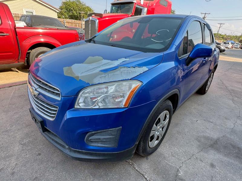 Photo 2 from auction – 2016 CHEVROLET TRAX LS with VIN KL7CJKSB2GB605959
