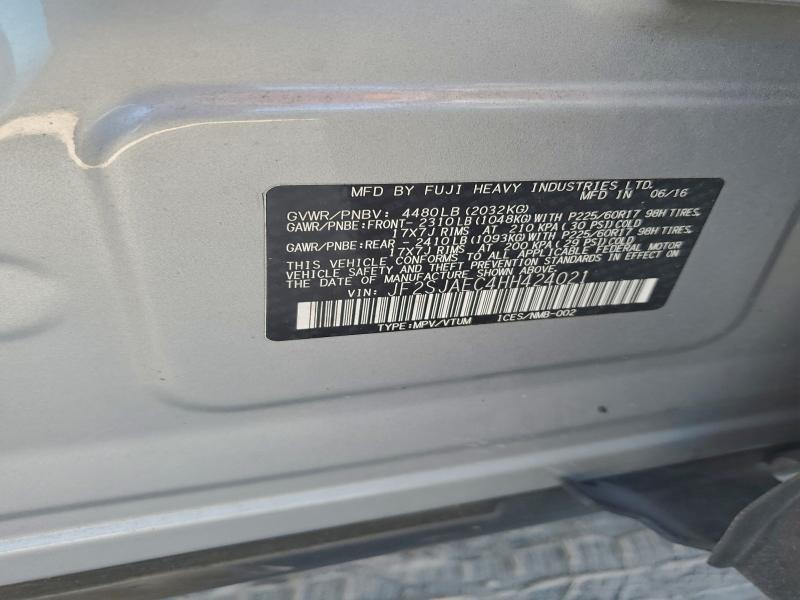 Photo 14 from auction – 2017 SUBARU FORESTER 2 with VIN JF2SJAEC4HH424021
