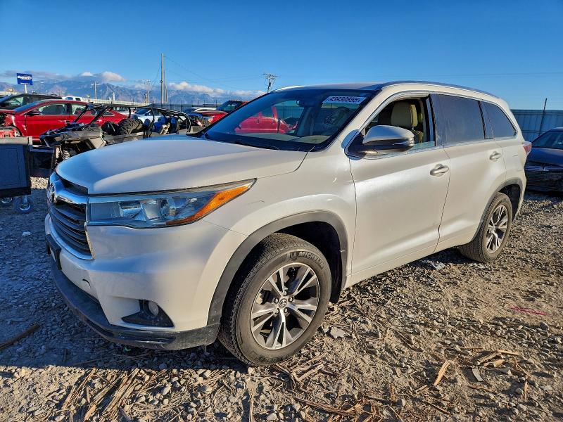 TOYOTA HIGHLANDER 2016 with VIN 5TDJKRFH7GS338907 - Photo from auction