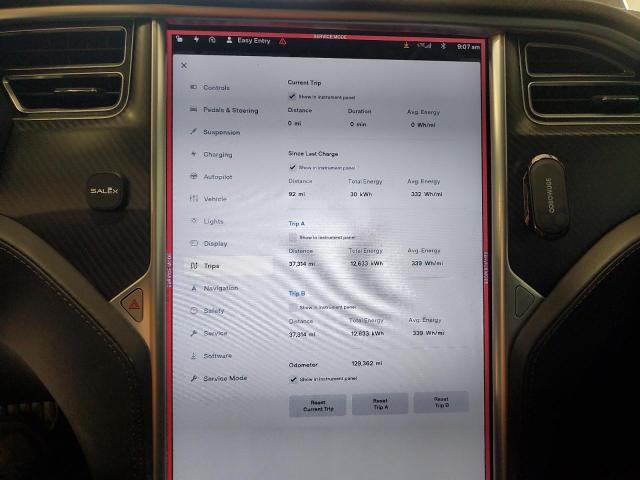 Photo 9 from auction – 2016 TESLA MODEL S with VIN 5YJSA1E25GF155175