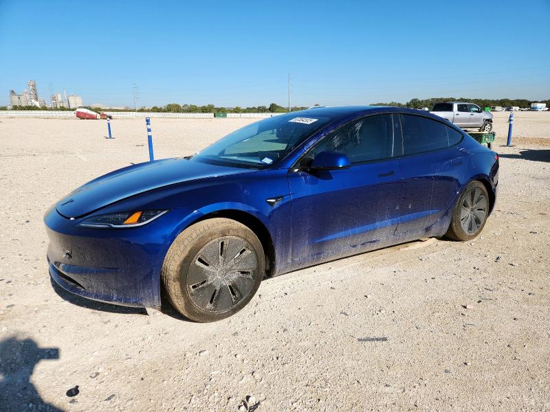 TESLA MODEL 3 2025 with VIN 5YJ3E1EA5SF024160 - Photo from auction