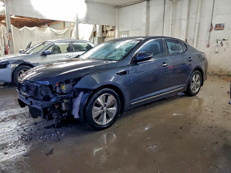 KIA OPTIMA HYB 2014 with VIN KNAGN4AD5E5068939 - Photo from auction
