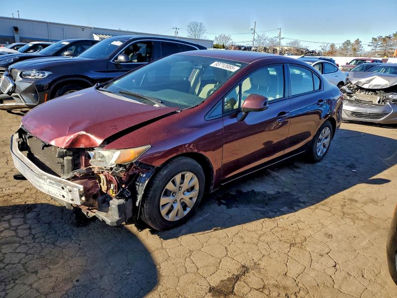 HONDA CIVIC LX 2012 with VIN 2HGFB2E52CH514986 - Photo from auction