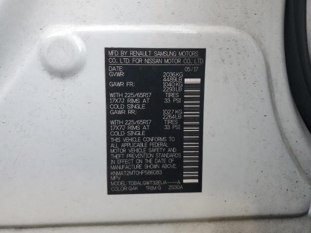 Photo 14 from auction – 2017 NISSAN ROGUE S with VIN KNMAT2MT0HP586083