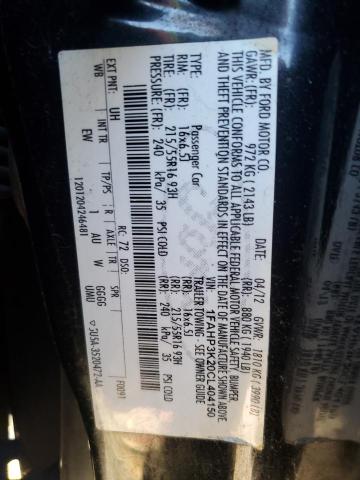 Photo 14 from auction – 2012 FORD FOCUS SE with VIN 1FAHP3K20CL404150