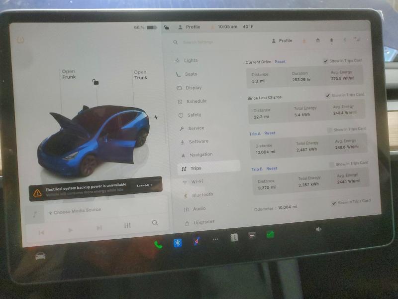 Photo 9 from auction – 2025 TESLA MODEL Y with VIN 7SAYGDEE0SA352574