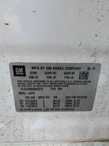 Photo 14 from auction – 2019 BUICK ENCORE PRE with VIN KL4CJASB6KB943770