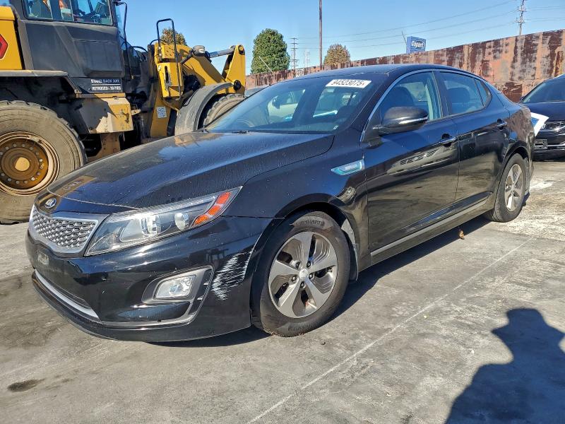 KIA OPTIMA HYB 2014 with VIN KNAGM4ADXE5069734 - Photo from auction