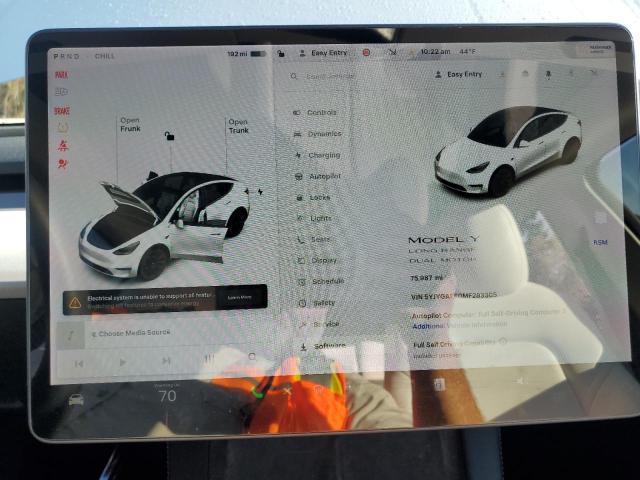 Photo 9 from auction – 2021 TESLA MODEL Y with VIN 5YJYGAEE0MF283905