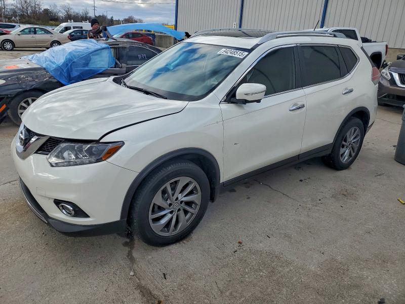 NISSAN ROGUE S 2015 with VIN 5N1AT2MV5FC845619 - Photo from auction