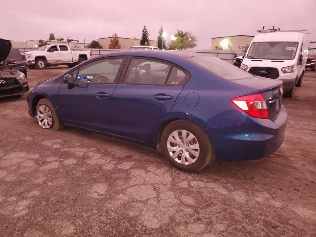 Photo 2 from auction – 2012 HONDA CIVIC LX with VIN 19XFB2F57CE313125