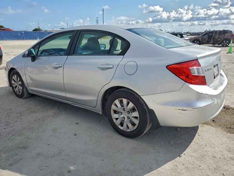 Photo 2 from auction – 2012 HONDA CIVIC LX with VIN 19XFB2F55CE316413