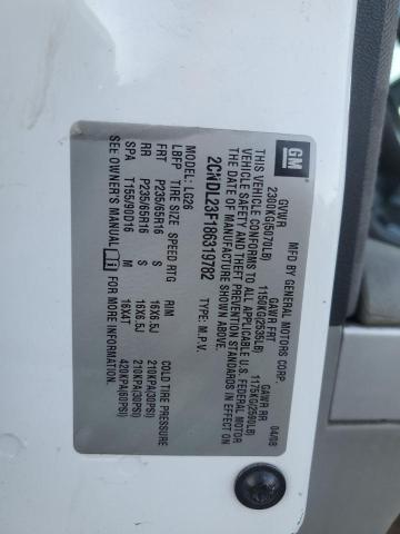 Photo 14 from auction – 2008 CHEVROLET EQUINOX LS with VIN 2CNDL23F186319782