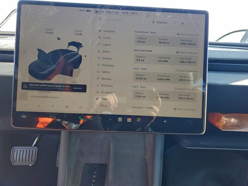 Photo 9 from auction – 2024 TESLA MODEL 3 with VIN 5YJ3E1EA1RF749815