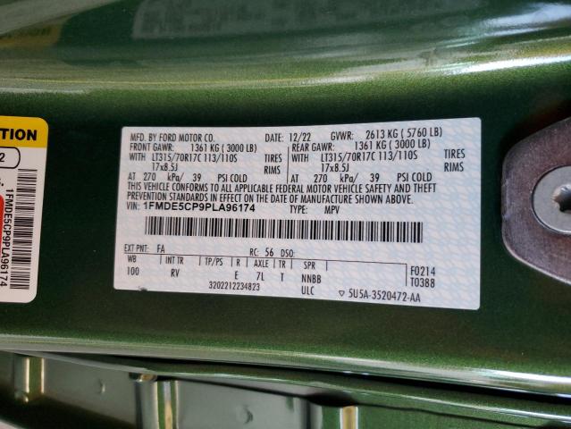 Photo 14 from auction – 2023 FORD BRONCO BAS with VIN 1FMDE5CP9PLA96174