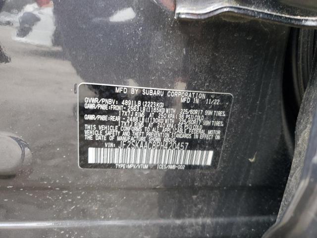 Photo 14 from auction – 2023 SUBARU FORESTER with VIN JF2SKAAC8PH420457