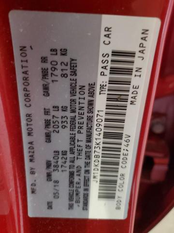 Photo 14 from auction – 2019 MAZDA CX-3 SPORT with VIN JM1DKDB73K1409071