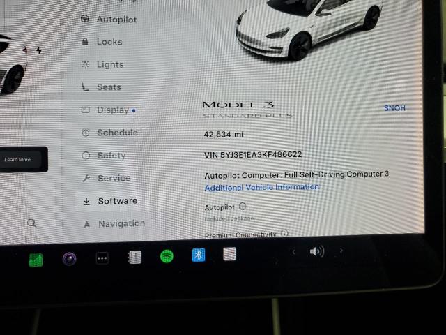 Photo 9 from auction – 2019 TESLA MODEL 3 with VIN 5YJ3E1EA3KF486622