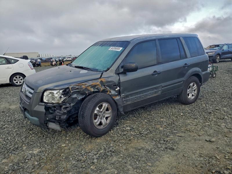 Photo 1 from auction – 2007 HONDA PILOT LX with VIN 2HKYF18147H534510