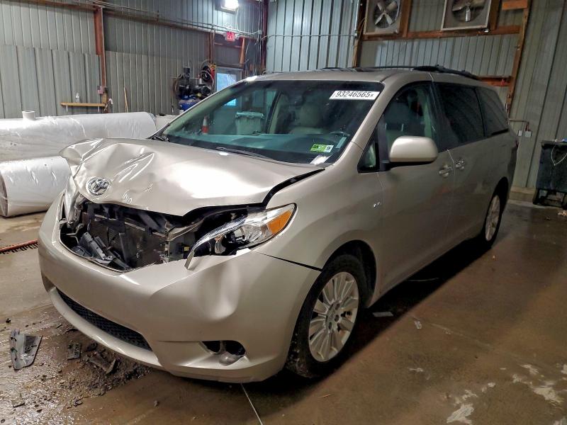 TOYOTA SIENNA XLE 2016 with VIN 5TDDK3DC3GS138415 - Photo from auction