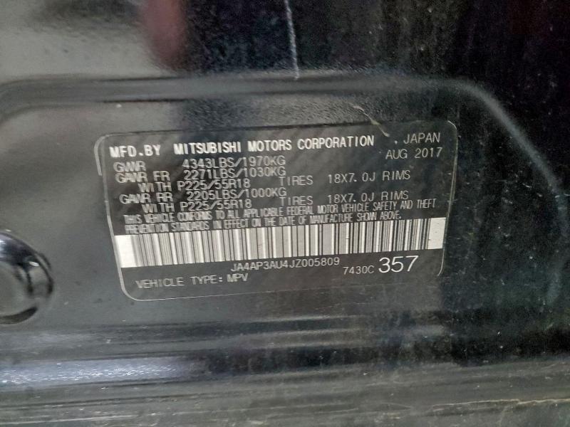 Photo 14 from auction – 2018 MITSUBISHI OUTLANDER with VIN JA4AP3AU4JZ005809