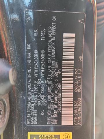 Photo 14 from auction – 2016 TOYOTA HIGHLANDER with VIN 5TDJKRFH0GS505690