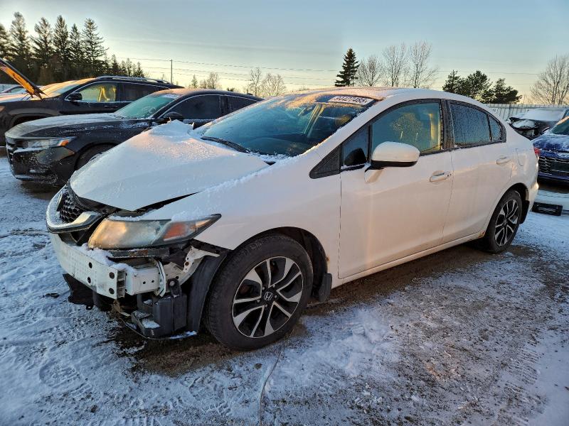 HONDA CIVIC LX 2015 with VIN 2HGFB2F55FH060347 - Photo from auction