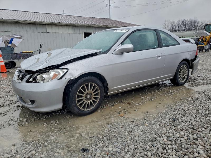 HONDA CIVIC EX 2005 with VIN 1HGEM21925L054376 - Photo from auction