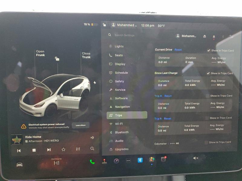 Photo 9 from auction – 2024 TESLA MODEL Y with VIN 7SAYGDEF2RA325539