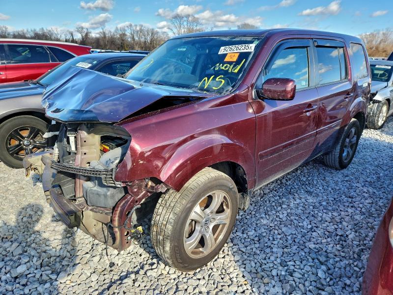 HONDA PILOT EX 2013 with VIN 5FNYF4H45DB003788 - Photo from auction