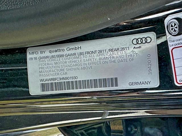 Photo 10 from auction – 2017 AUDI RS7 PERFOR with VIN WUAWRBFC3HN901930