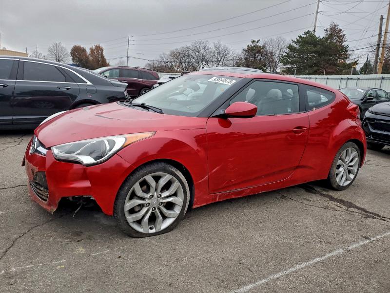 HYUNDAI VELOSTER 2013 with VIN KMHTC6AD0DU130041 - Photo from auction
