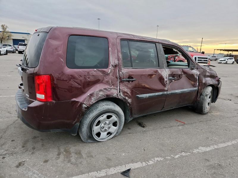 Photo 3 from auction – 2014 HONDA PILOT LX with VIN 5FNYF4H27EB050854
