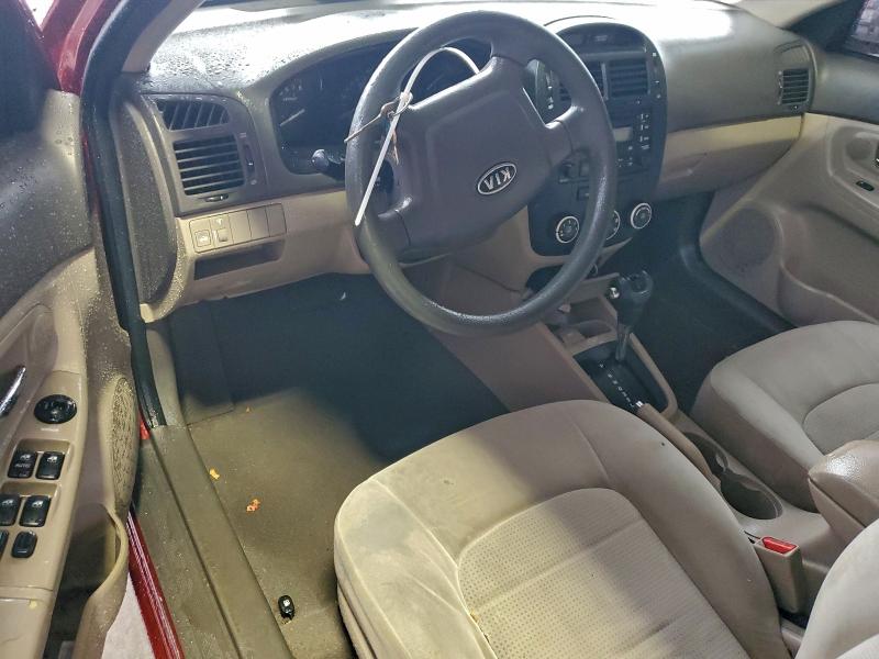 Photo 8 from auction – 2009 KIA SPECTRA EX with VIN KNAFE221695653331