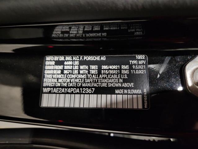 Photo 14 from auction – 2023 PORSCHE CAYENNE E- with VIN WP1AE2AY4PDA12367