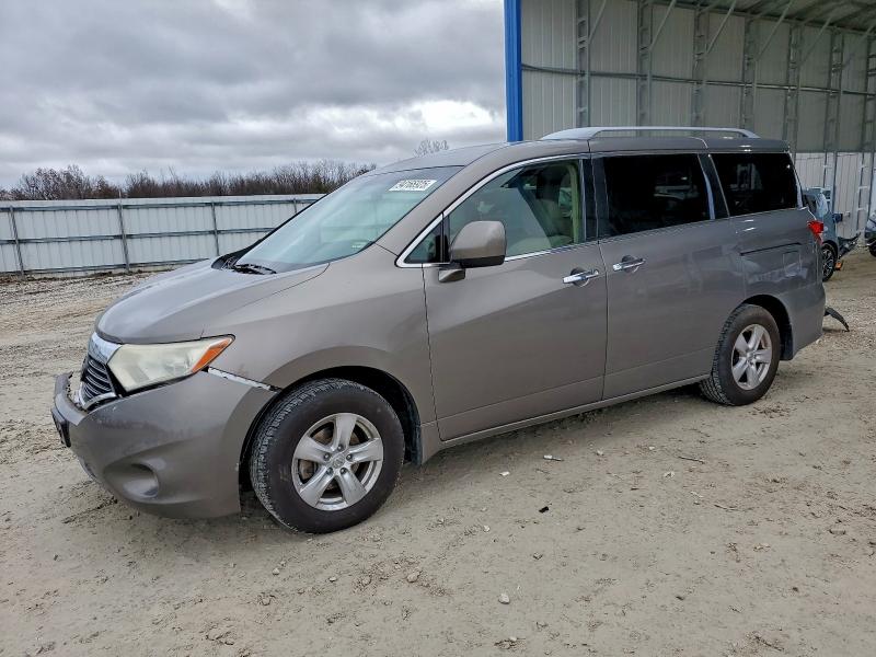NISSAN QUEST S 2014 مع رقم تعريف المركبة JN8AE2KP3E9105134 - صورة من المزاد