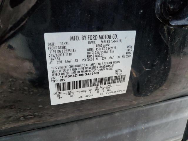 Photo 14 from auction – 2022 FORD EXPLORER X with VIN 1FMSK8DH0NGA13469