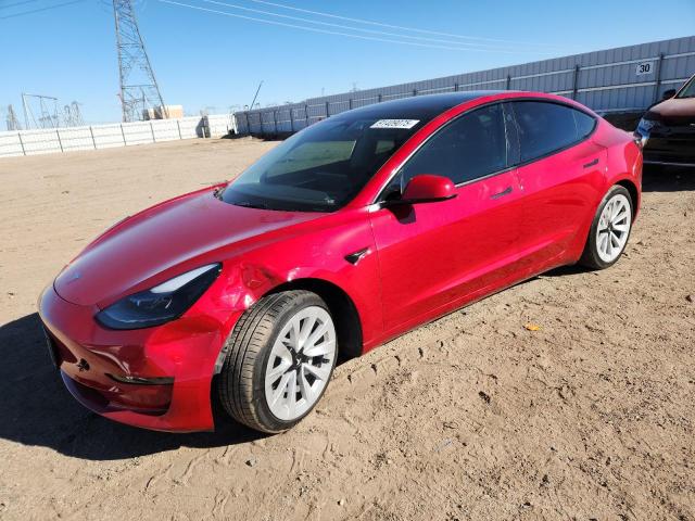 TESLA MODEL 3 2023 with VIN 5YJ3E1EBXPF598656 - Photo from auction