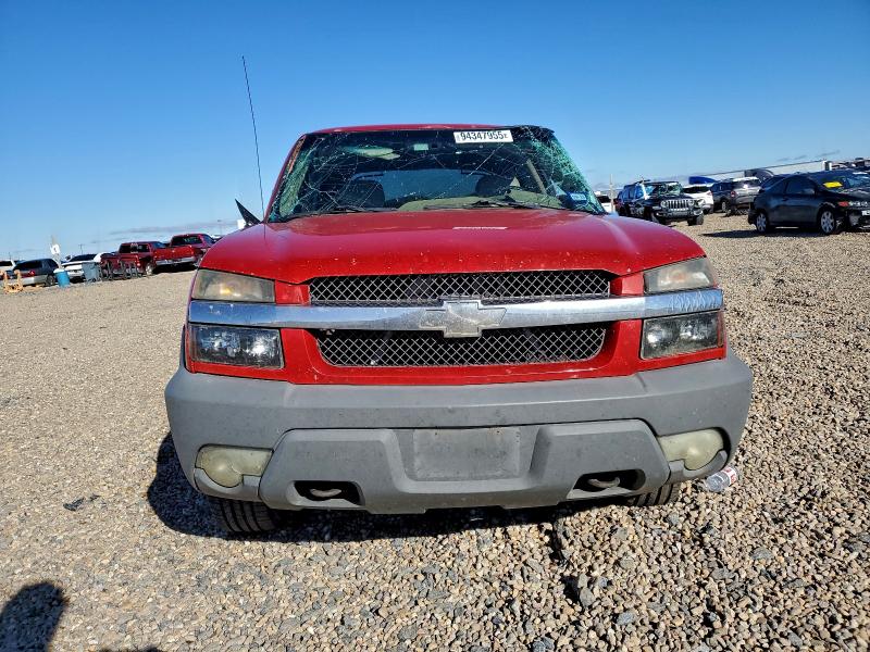 Photo 5 from auction – 2002 CHEVROLET AVALANCHE with VIN 3GNEC13T32G167161